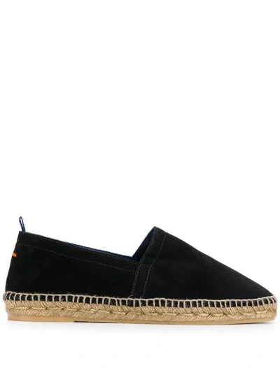 Castaã±er Navy Canvas Pablo Espadrilles In Black