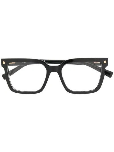 Dsquared2 Eyewear 方框眼镜 - 黑色 In Black