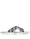 Fendi Ff Logo Slides In Black