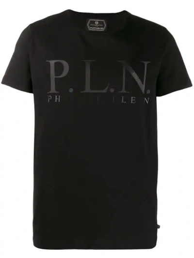 Philipp Plein Logo Print T-shirt In Black