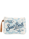 MC2 SAINT BARTH MC2 SAINT BARTH 'PARISIENNE' CLUTCH MIT HAWAII-PRINT - BLAU