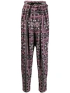 ISABEL MARANT LOOSE-FIT PRINTED TROUSERS