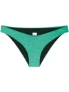 Mc2 Saint Barth Ally Bikini Bottoms - Green In Green