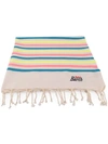 MC2 SAINT BARTH MC2 SAINT BARTH STRIPED BEACH TOWEL - NEUTRALS