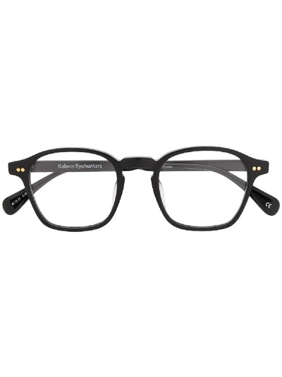 Kaleos Square Frame Glasses - Black