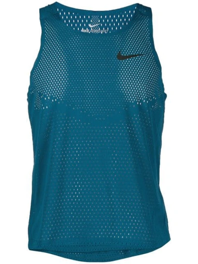 Nike 网纱背心 - 蓝色 In Blue