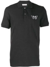 ALEXANDER MCQUEEN EMBROIDERED BUTTERFLY POLO SHIRT