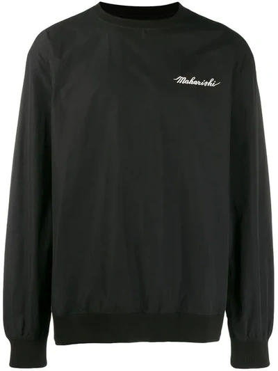 Maharishi Pullover Mit Stickerei In Black