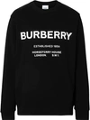 BURBERRY BURBERRY HORSEFERRY印花套头衫 - 黑色