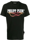 PHILIPP PLEIN LOGO PRINT CREW NECK T-SHIRT