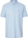 BURBERRY MONOGRAM MOTIF COTTON PIQUÉ POLO SHIRT