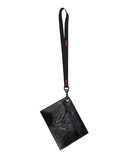 N°21 Logo Wallet With Strap In Black