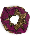 ANDAMANE ANDAMANE SNAKE PATTERN HAIR BAND - NEUTRALS