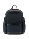 MONTBLANC MONTBLANC MIXED FABRIC BACKPACK - BLUE