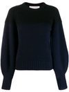 ALEXANDER MCQUEEN CASHMERE BALLOON-SLEEVE JUMPER