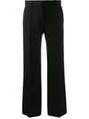 Valentino Tailored Straight-leg Trousers In Black