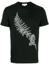 ALEXANDER MCQUEEN FROSTED FERN EMBROIDERED T