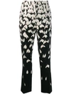 VALENTINO SNOWDROP PRINT TROUSERS