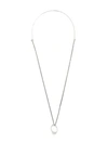 MAISON MARGIELA perforated ring necklace