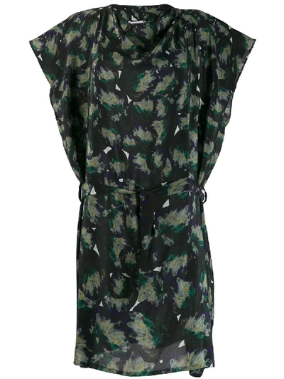 Anntian Kurzärmliges Kleid Mit Print - Grün In Green
