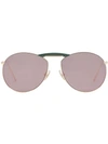 FENDI FENDI X GENTLE MONSTER圆框太阳眼镜 - 粉色