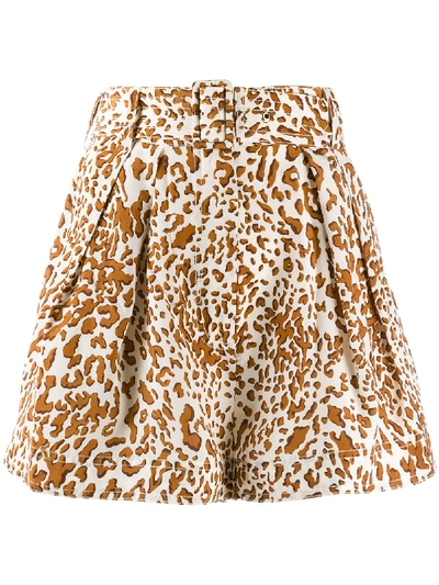 Zimmermann Leopard Print Shorts - Farfetch
