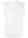 SEE BY CHLOÉ RUFFLED SLEEVE BLOUSE