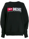 DIESEL CONTRAST LOGO SWEATSHIRT