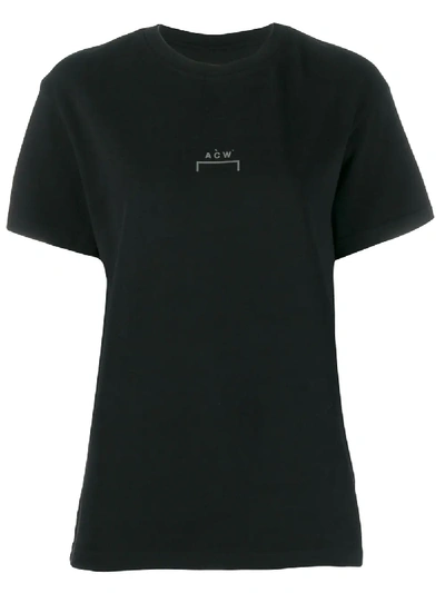 A-cold-wall* * Logo Print Crew Neck T-shirt In Black