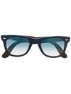 Ray Ban Ray-ban Square Tinted Sunglasses - Blue