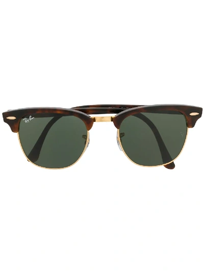 Ray Ban Wayfarer Sunglasses In Brown