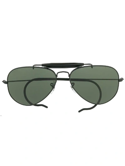 Ray Ban Aviator Sunglasses In Black