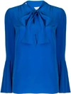 MICHAEL MICHAEL KORS PUSSY BOW BLOUSE