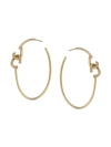 ANNELISE MICHELSON ANNELISE MICHELSON TINY DECHAINEE MEDIUM HOOPS - 金色