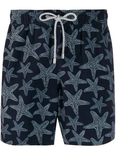Bluemint Star Print Swim Shorts - 蓝色 In Blue