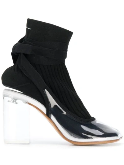 Mm6 Maison Margiela Contrast Ankle Boots - 白色 In White