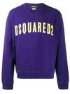 DSQUARED2 LOGO PRINT SWEATSHIRT