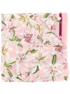 Dolce & Gabbana Floral Cashmere-blend Scarf In Pink