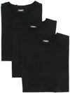 DSQUARED2 DSQUARED2 PACK OF 3 BASIC T-SHIRTS - 黑色