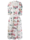 ZIMMERMANN ZIMMERMANN ALLIA PINTUCK LONG DRESS - 白色