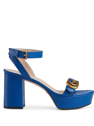 Gucci 'gg' Sandalen - Blau In Blue