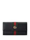 GUCCI OPHIDIA GG CONTINENTAL WALLET