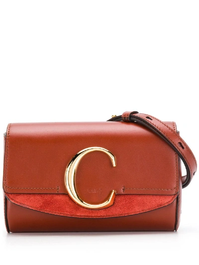 Chloé C Logo Belt Bag - Brown