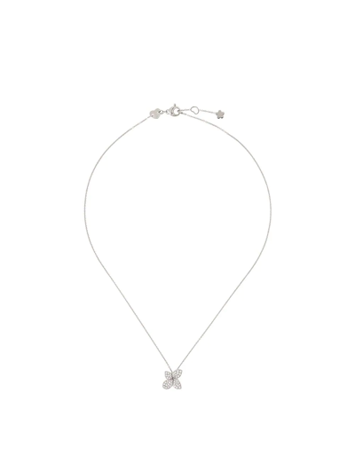 Pasquale Bruni 18kt White Gold Petit Garden Diamond Necklace In Silver