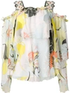 EMILIO PUCCI MIRABILIS PRINT SILK-CHIFFON BLOUSE