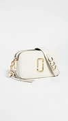 Marc Jacobs The Softshot 21 Leather Crossbody Bag In Cream