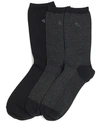 Polo Ralph Lauren Women's Tweed Cotton Trouser 3 Pack Socks In Black