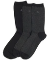 Polo Ralph Lauren Tweed Trouser Socks, Set Of 3 In Black