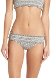 TORY BURCH COSTA SMOCKED BIKINI BOTTOMS,45817