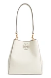 TORY BURCH MCGRAW LEATHER HOBO - IVORY,51063